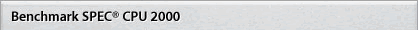 SPEC� CPU 2000 Benchmark